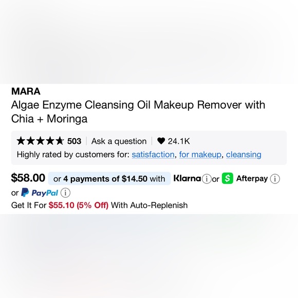 MARA Algae Enzyme Cleansing Oil - Picture 4 of 16